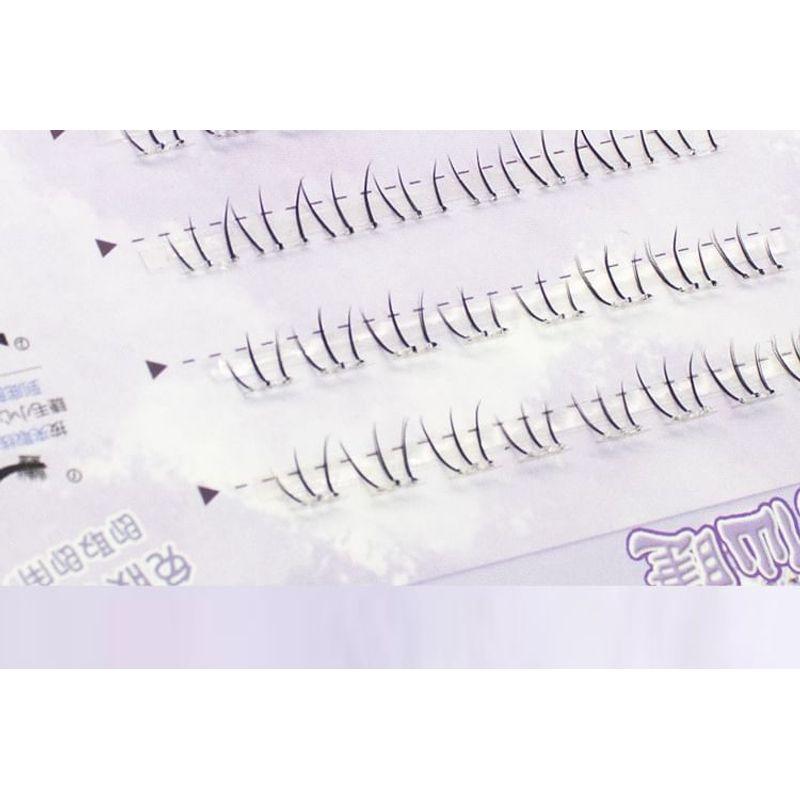 LuxeFlutter - Natural Wispy Cluster Glue-Free Lower False Eyelashes