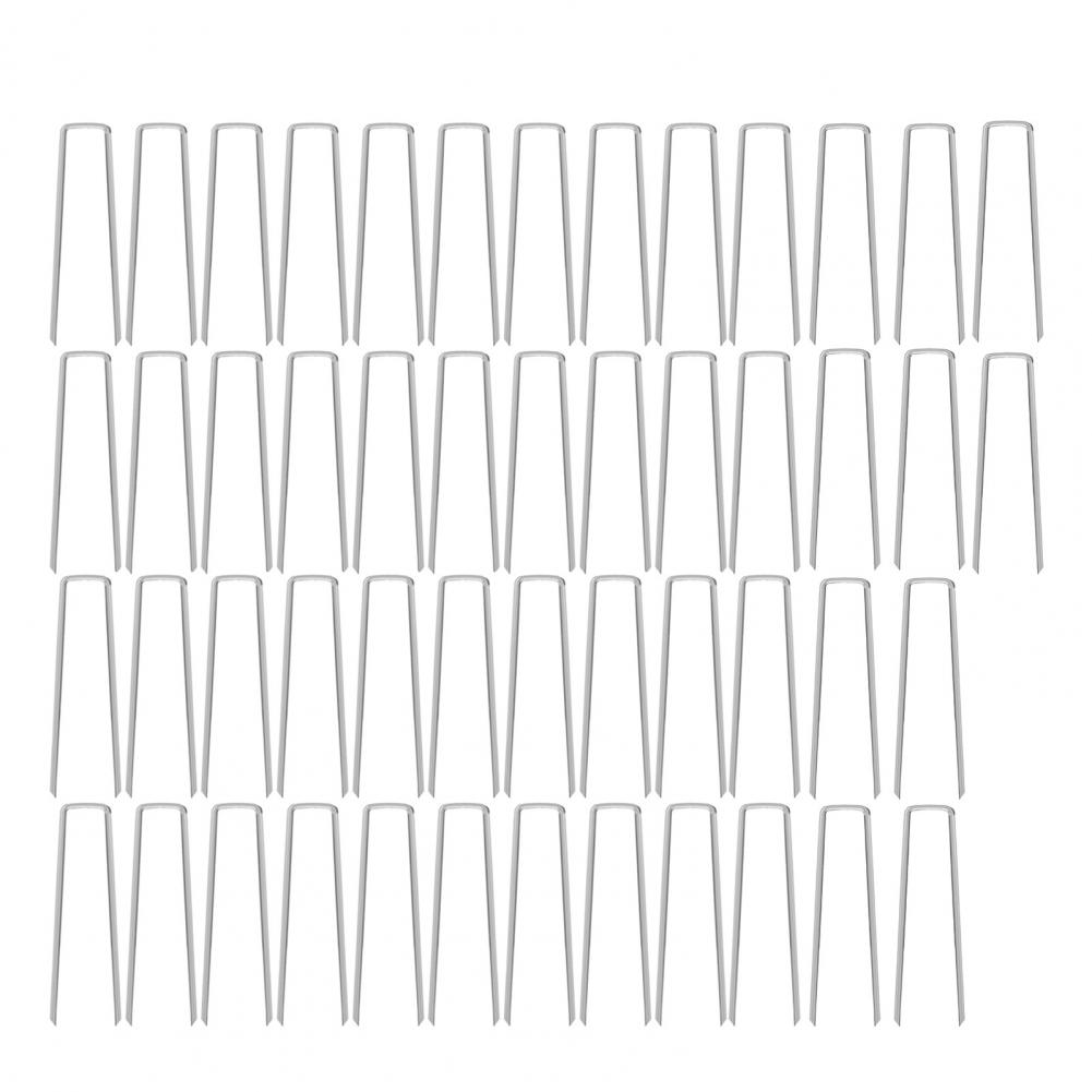 Оцинкованные колышки для земли Колышки для крепления газонной ткани Оцинкованные садовые колышки для газона от сорняков для трубок для садоводства