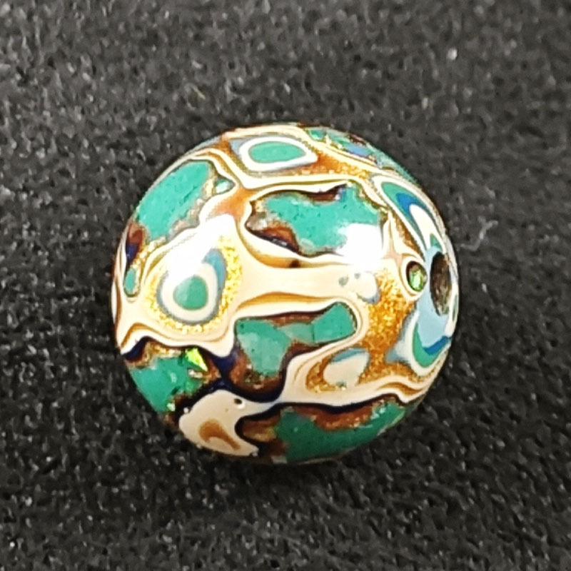 08mm Opal Inlaid Lacquer Beads for DIY Craft Bracelets & Prayer Accessories 8mm