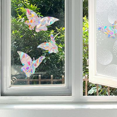 Brightening Room Bird Protection Anti-Collision Decal Bird Safety Stickers Effortless Sticking High-Quality PVC