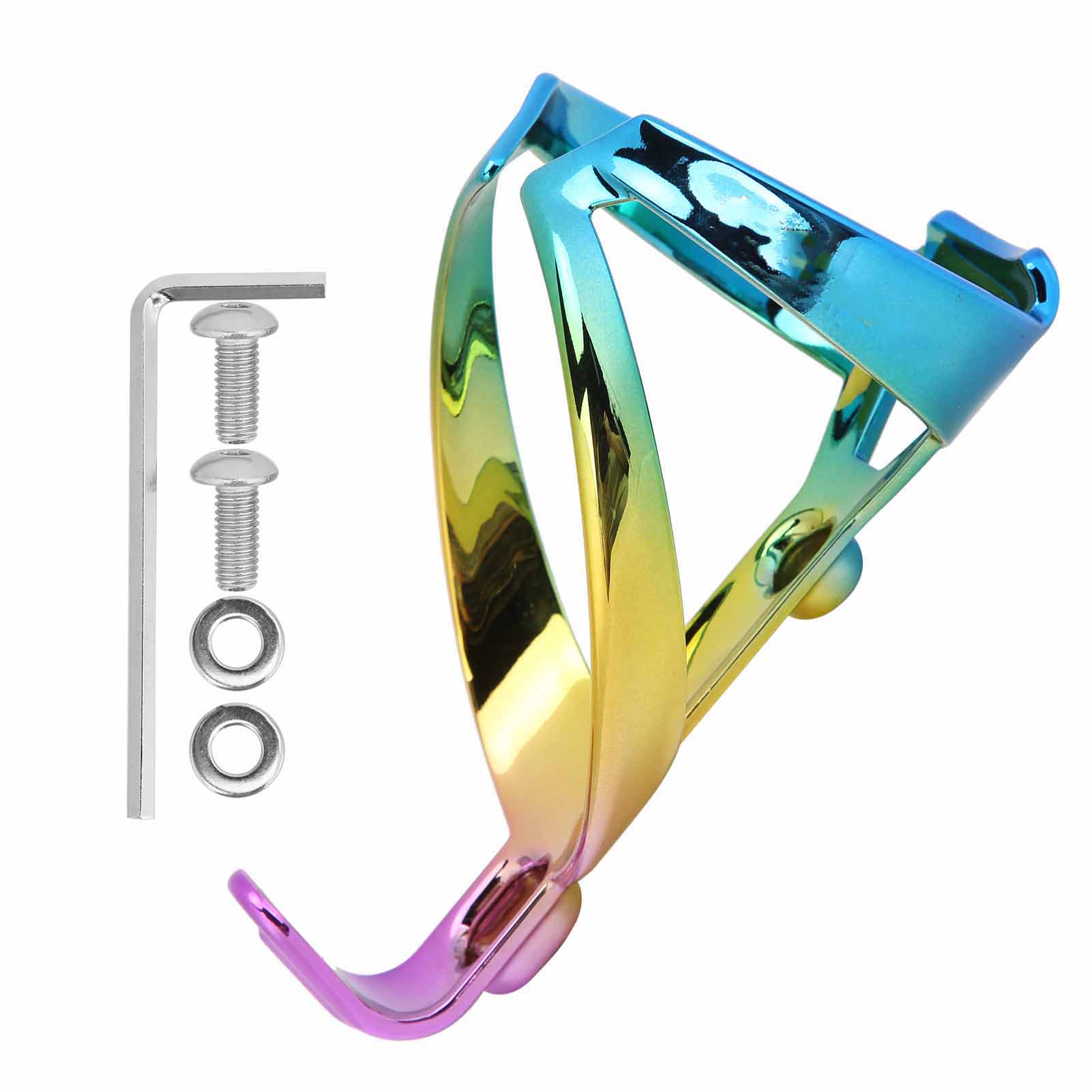 Colorful Bike Water Bottle Holder Cage Bottle Secure Retention Bracket Cycling Accessory Blue