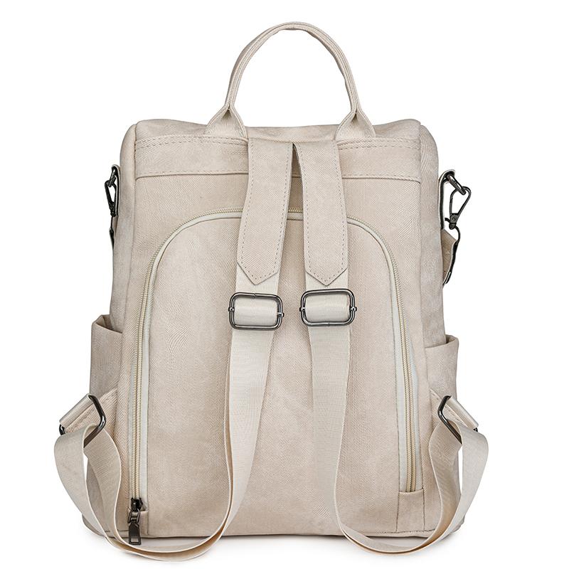 Женский мягкий кожаный рюкзак для путешествий — фото 13