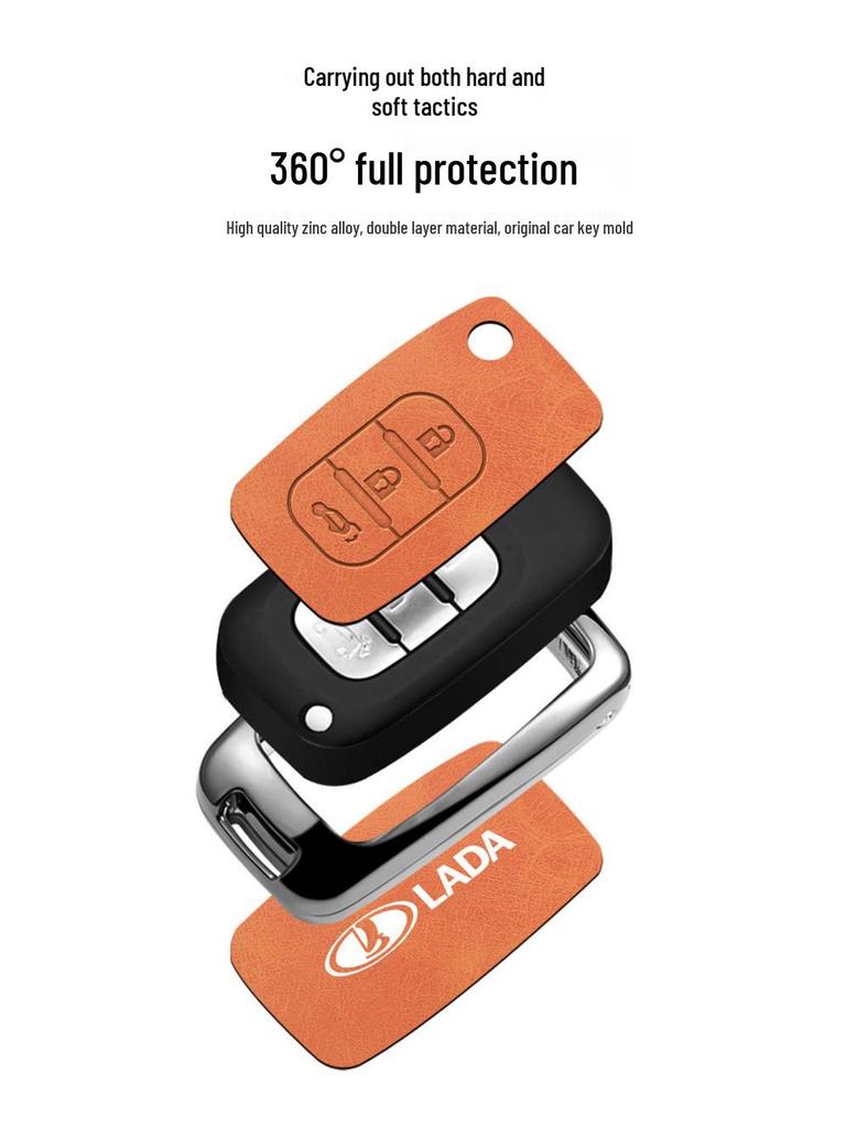 Compatible with Lada Granta, Vesta, Ragnasi X-ray Key Cases, Car Bags, and Metal Case Buckles.