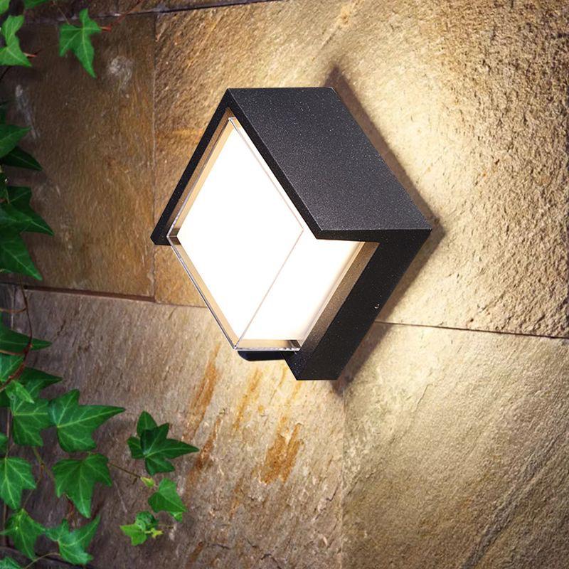 Waterproof LED Outdoor Wall Light for Hotel, Stairwell, Villa, Balcony, Garden, or Corridor.
