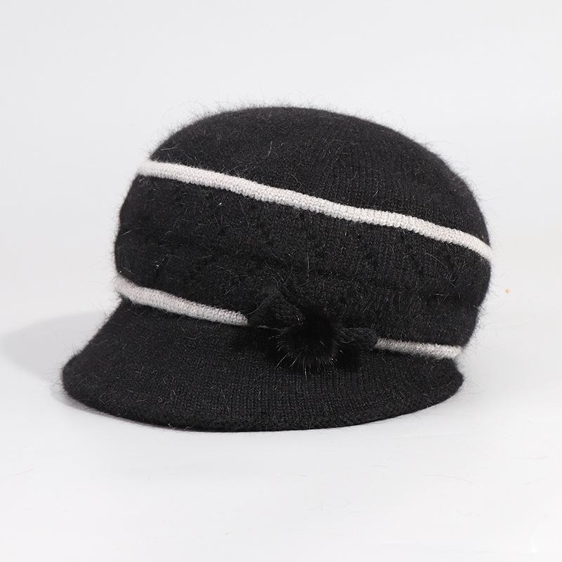 Ladies Outdoor Gloves 1 Set Hat Scarf Gloves Non Allergenic Comfortable Thick Mother Cap Scarf Mittens for Daily