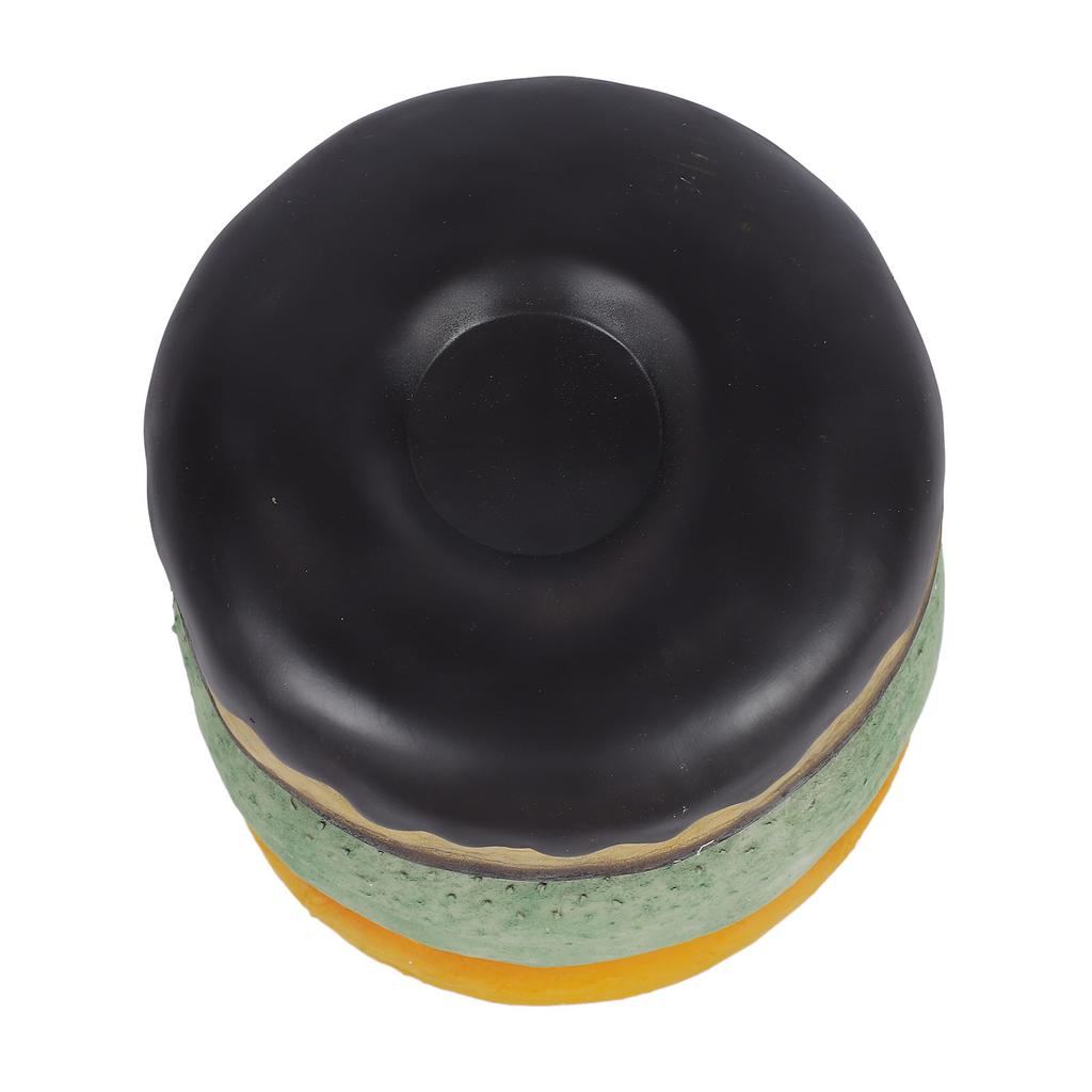 Scaun alimentar simulat, drăguț, în formă de gogoașă, rășină moale, confortabil, pentru schimbarea pantofilor alimentari, pentru hol