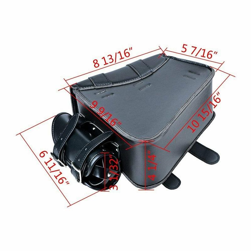 PU Leder Motorrad Satteltaschen Seite Werkzeug Tasche Tasche Gepäck Sattel Tasche Tasche Links/Rechts Für Harley Sportster XL 883 1200 48 72