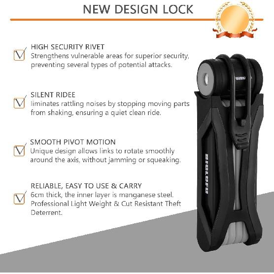 Велосипедный замок BIGLUFU — фото 10