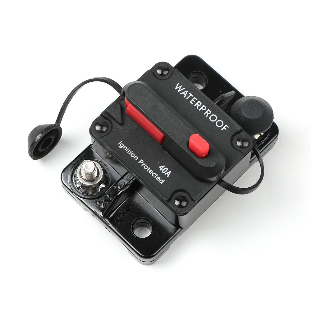 Wide Range 30A-300A AMP Circuit Breaker Fuse 12-48V DC Reset Waterproof For Car Boat Auto Circuit Breaker 6