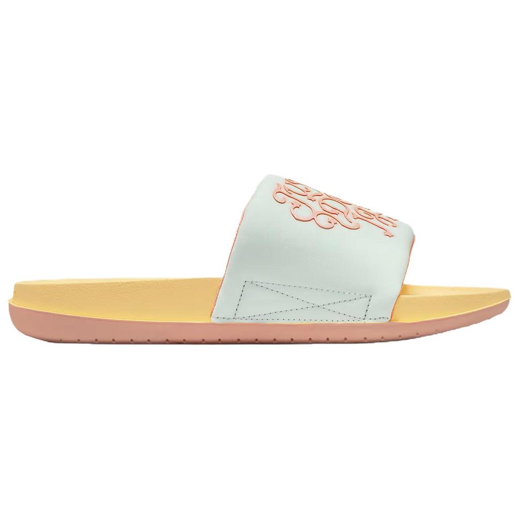 Nike Offcourt Adjust Slide Slippers Women's Mountain White/Soft Yellow/Slight Green/Mist Orange IR8251-187