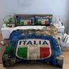 Italia Flag Soccer Bedding Set Bedding set (1 duvet cover, 2 pillowcases, duvet not included)
