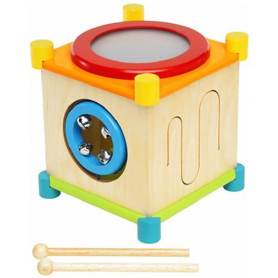 Žaislas Melody Cube Mokomasis žaislas Medinis žaislas Muzikinis instrumentas Būgnas Gimtadienio dovana 1 metų 2 metų priežiūros vadovas Pridedamas Edutē I'M