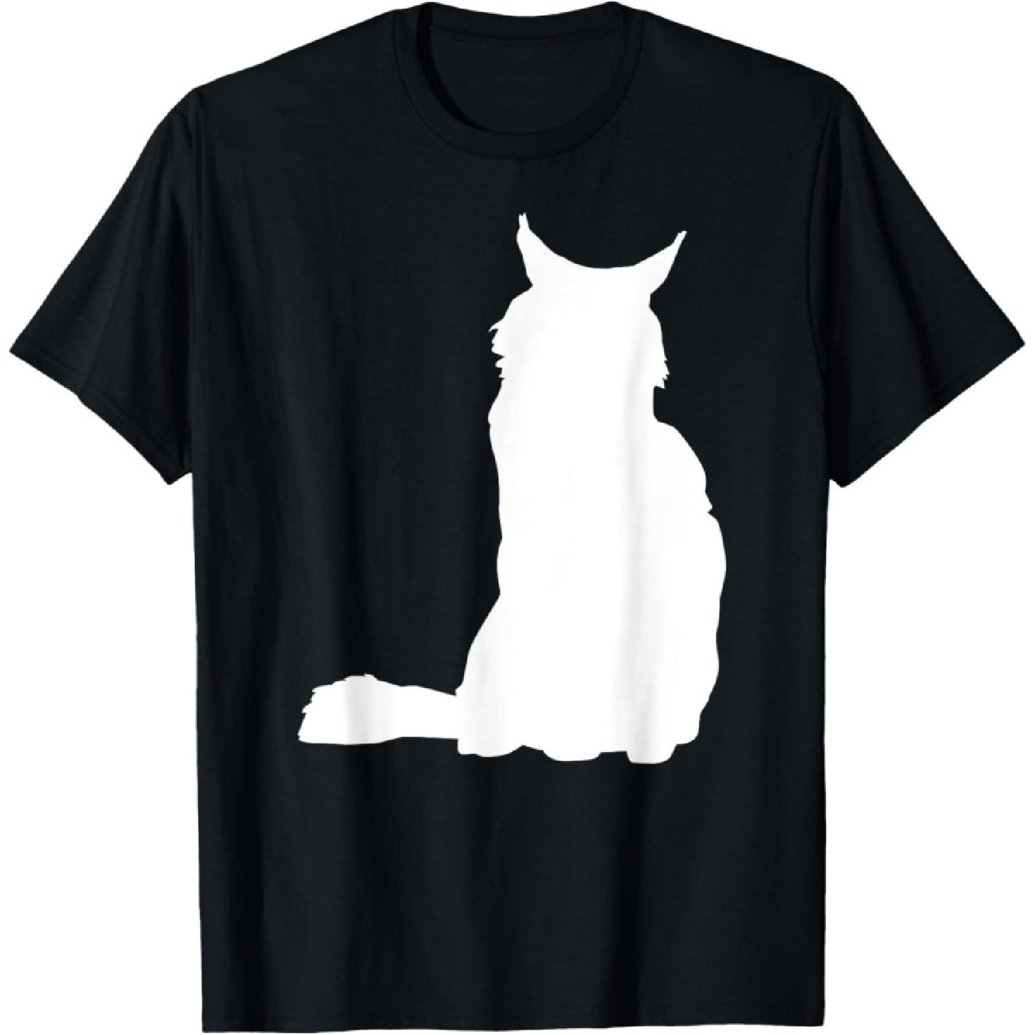Maine coon cat Men Women Girls Kids T-Shirt S