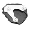 Motorcycle Kickstand Enlarger Aluminium Alloy Side Stand Extension Plate Pad Replacement for CB500X 2019+(Black )