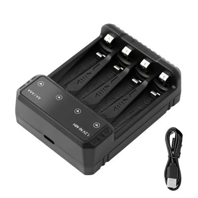 USB C Battery Charger With 4Slot Design And Intelligent Recognition For AA/3A Battery Efficient Charging Adapter