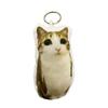 Stuffed Animal Meowl Keyring With Sound Cat Plush Pendant Creative Cat Voice Keychain  Friend Gift