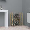 Day and Night - Day and Night Wine Rack for 48 Bottles In Gold Metal