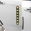2 Pieces Foldable Reflective Car Stickers Reflective Anti-collision Strips Warning Reflective Stickers Thickened Protection