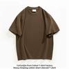 Camisetas de Manga Corta para Hombre de Algodón Puro Color Sólido, Cuello Redondo, de Verano, Modernas y Casuales