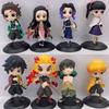 Demon Slayer Kimetsu no Yaiba Q Posket Style Figures Collection 8 Characters Hashira Tanjiro Nezuko PVC Model Desktop Decoration Toy