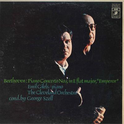 LP Record EMIL GILELSCLEVELAND ORCHESTRAGEO Beethovenpiano Concerto No.5 In E EAC80184 ANGEL Japan Classical Used