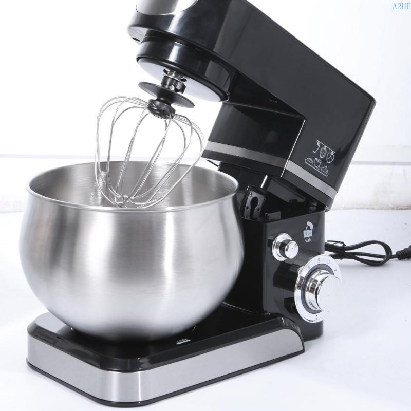 A2UE Multifuntional 5L Kitchen Stand Mixer Stainless Steel Eggs Beaters Electric Dough Mixer Present for Baking Enthusiasts