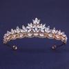 Rhinestone Queen Princess Crown Alloy Bridal Headwear Vintage Crystal Tiaras  Dress Party