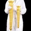 59cm Gold Silicone Extra Long Masturbator Gay Dildo Anal Plug Fisting Strap On Penis Sex Toy Big Dick Realistic Cock