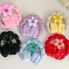Frangipani Bubble Cloth Flannel Sponge Face Wash Waterproof Hair Band Hair Clip Set Cloud Headband