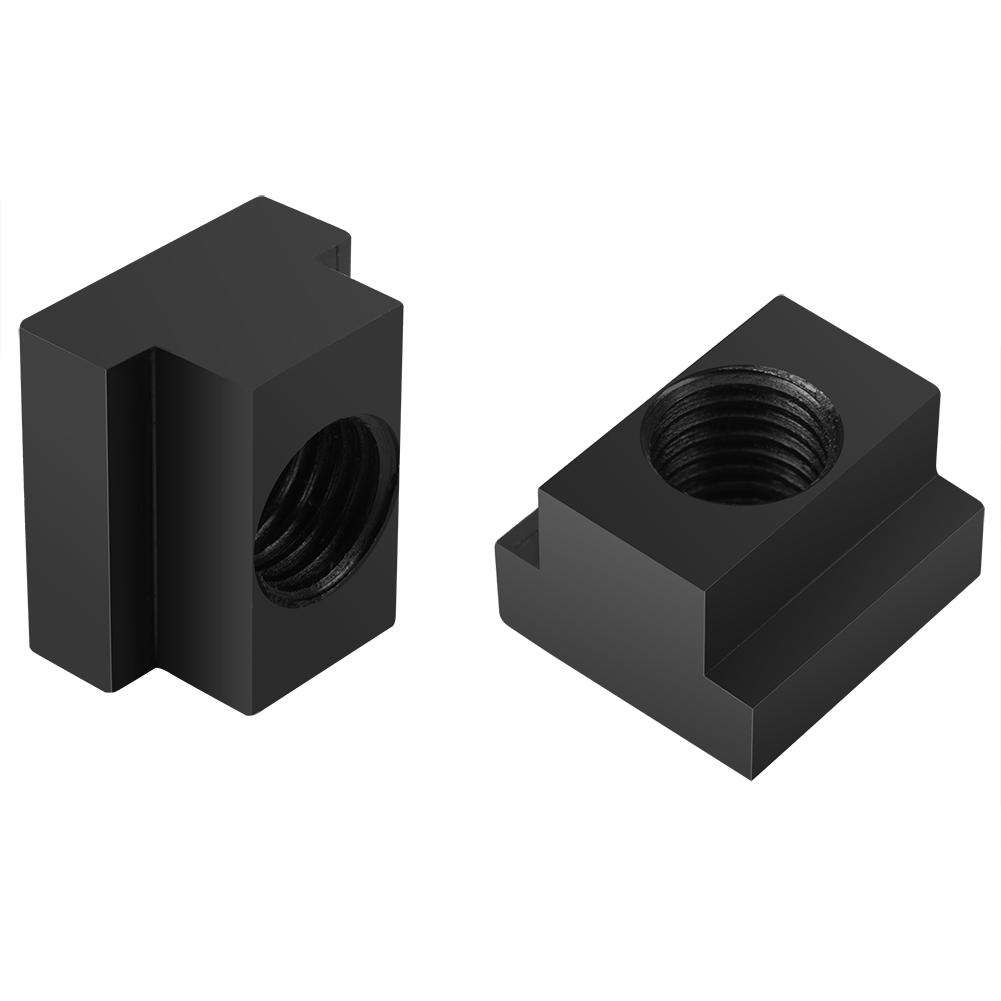 5 Pcs  Black Oxide Finish T Slot Nuts M16 Threads Fit Into T Slots In Machine Tool Tables