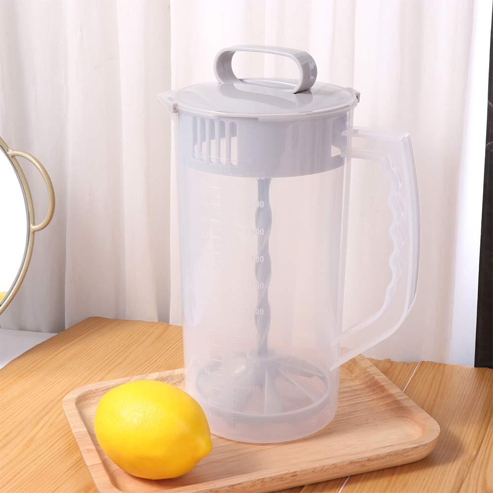Manual Mixing Pitcher Heat Resistant Beverage Blending Container  Milktea Shop