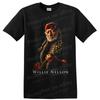 Willie Nelson Country Singer Guitar Portrait T Shirt Vintage Music Fan Tee