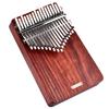 LingTing Kalimba 17-Key Thumb Piano in C Major African Bubinga Wood Storage Case for Beginners LT-K17A