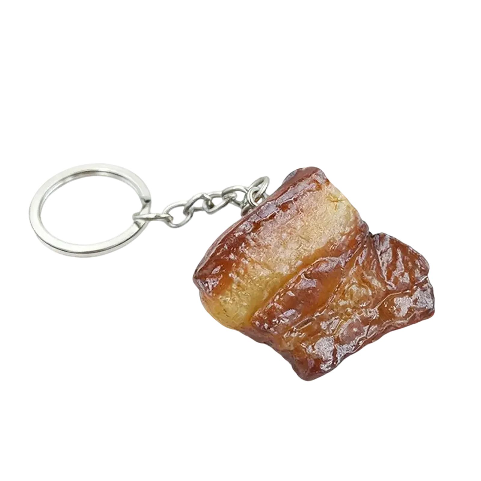 

Fun And Creative Realistic Food Keychains One Size
