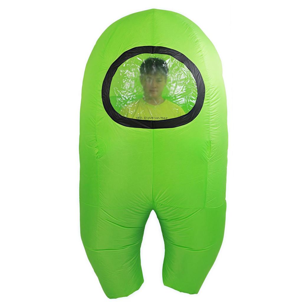 Costume gonfiabile da astronauta Among Us Lupo Mannaro per Feste e Role-Playing