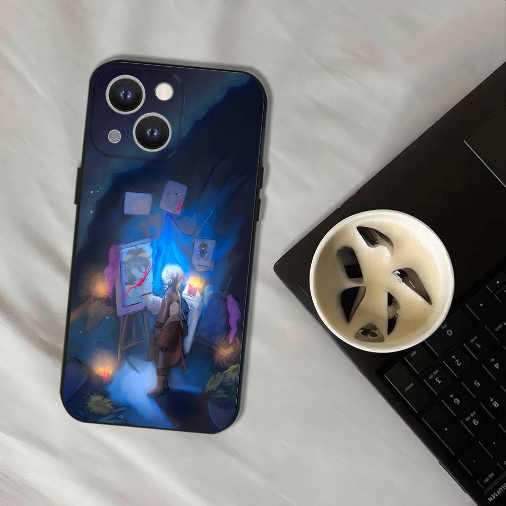 Game D-Date With Death M-Mangas Black Soft Cover Phone Case For iPhone 17,16,15,14,13,12,11,Pro,XS,Max,XR,Plus,E,SE4,Mini