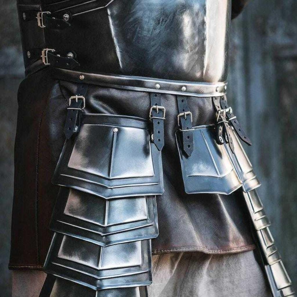 Dwarven Full Set - LARP ARMOR - CuirassPair of Bracers Leg Greaves Shoulders -