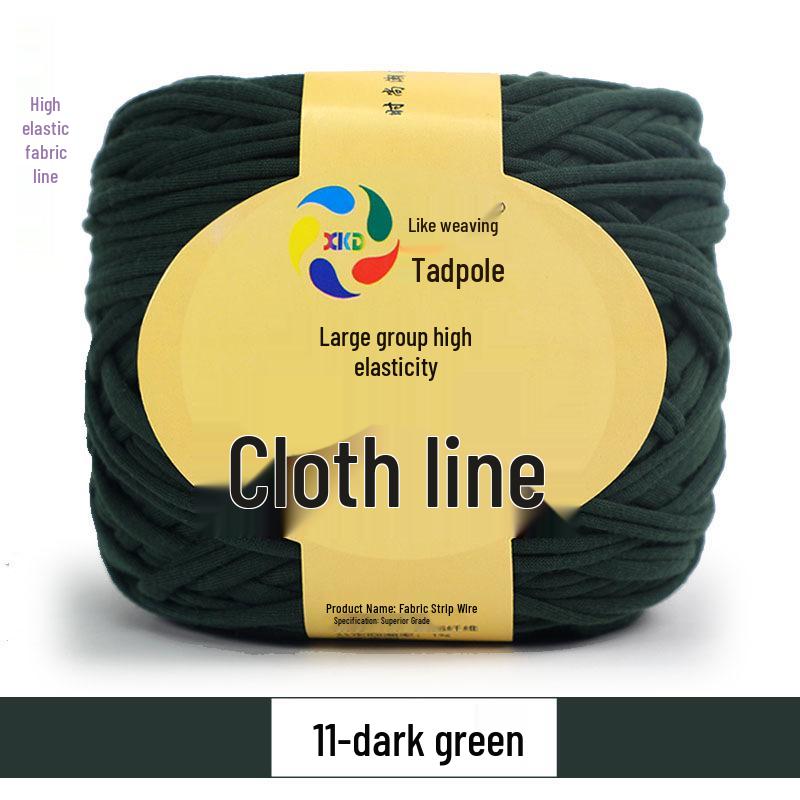 Hilo de Lana Grueso de Alta Elasticidad para Ganchillo, Tejido, Zapatillas DIY y Manualidades