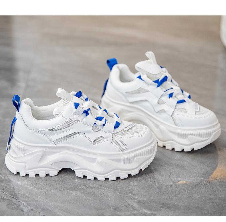 New Autumn Womens Genuine Leather Casual Shoes Leisure Flat Skateboard Shoes Fashion Summer Increase Sneakers Zapatos De Mujer