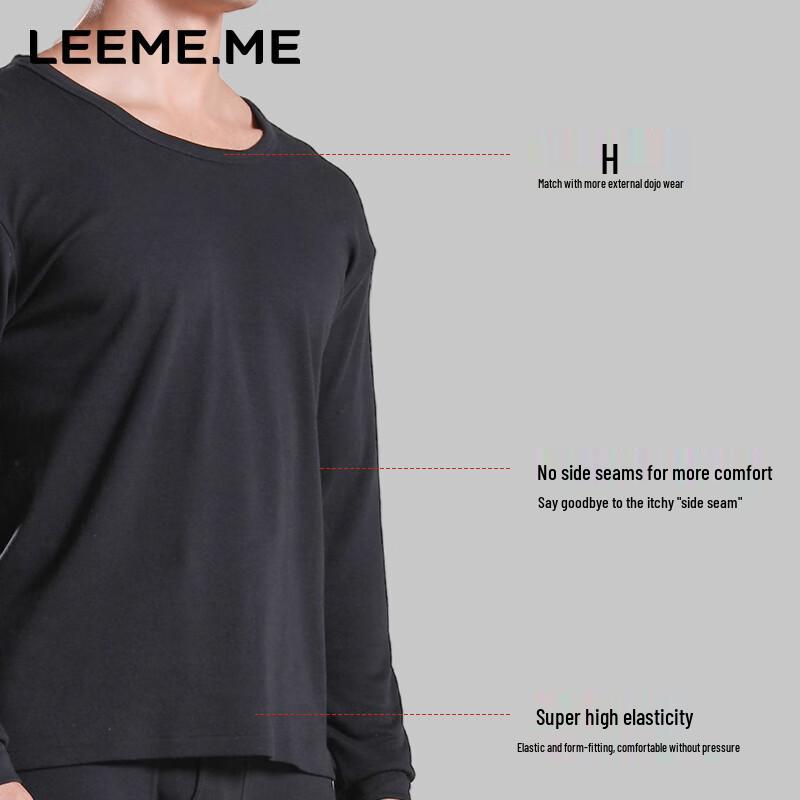 LEEME.ME Men's Pure Cotton Thermal Underwear Set