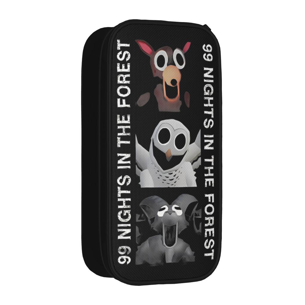 99-Nights The Deer In Forest Pencil Cases Horror Game Pencil Box Pen Box Student Big Capacity Bag School Supplies Stationery