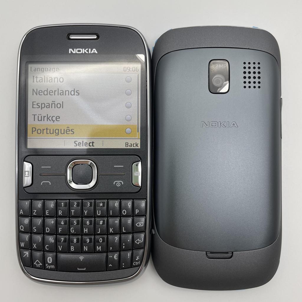 Yenilenmiş Nokia Orijinal Nokia Asha 302 3MP 2.4 inç Mobil Telefon 1 SIM Kartlı