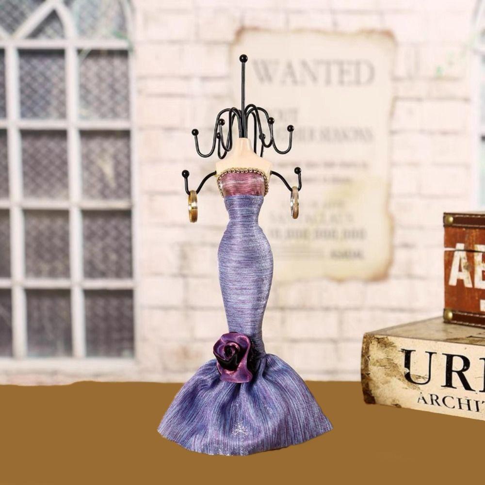 Princess Necklace Mannequin Display Stand Earrings Stand Holder Display  Jewelry Store