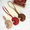 Cross-border Simulated Leather Leather Handmade Croissant Bag Buckle Pendant Pendant Handmade Bag Pendant Factory Wholesale