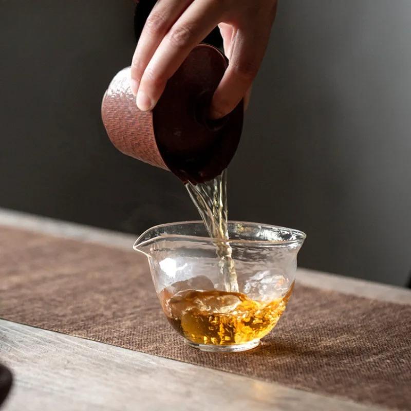150ml Handmade Kiln Fambe Rusty Red Gaiwan Luxury Tea Tureen Tea Bowl With Lid Kit Tea Making Cover Bowl Drinkware Collection