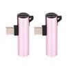 2PCS USB C to 3.5mm   Adapter 2 in 1   Charging USB C to     ABS USB C to    for Phone Tablet
