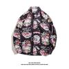 Men's Long-Sleeve Loose-Fit Shirt - Autumn/Summer Korean Style with Trendy Hong Kong Ins Print