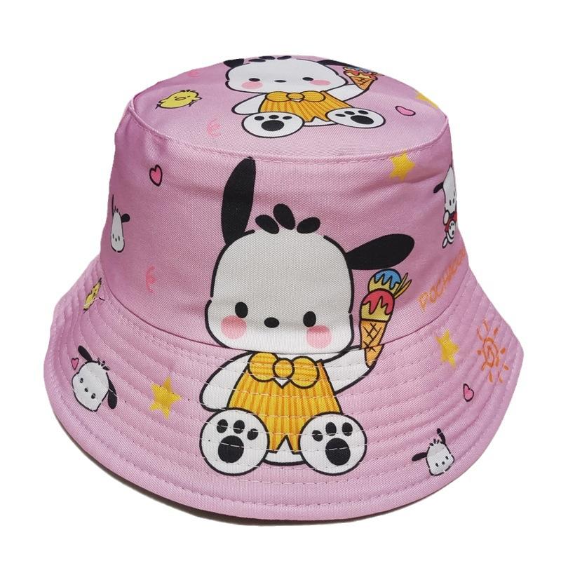 Adorable Anime Children's Fisherman Hats Bucket Hat for Women Men Lightweight Outdoor Travel Fishing Hat