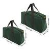 Waterproof Heavy-duty Wide Mouth Canvas Hand-held Tool Bag With Long Zipper For Vehicle Maintenance Woodworking Technicians