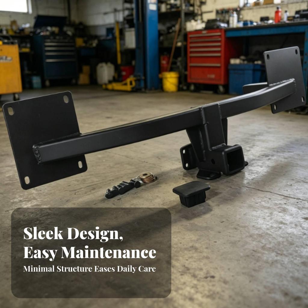 Electric Vehicle Series 3 Tow Hitch Bar Curved Receiver Rubber Cap